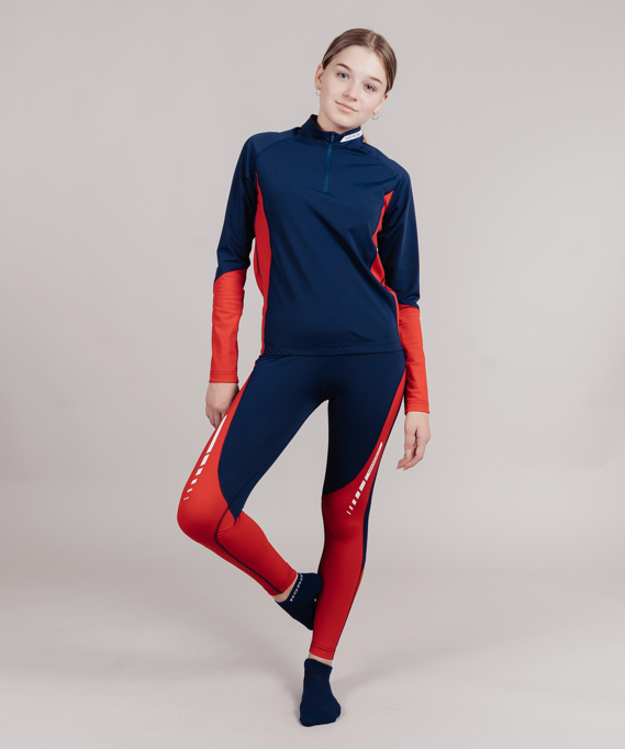 NSJ435710 Комбинезон NordSki Jr Base Dark Blue/Red