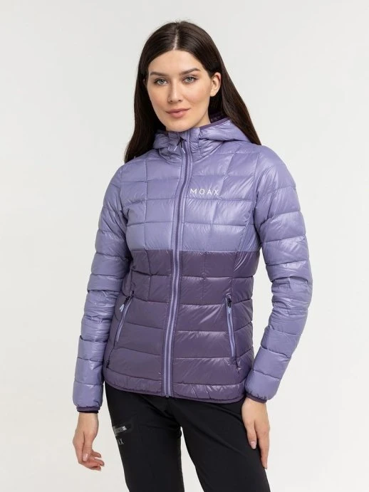 MX2342-80123 Куртка пуховая жен. MOAX Igora Light т.сирен.