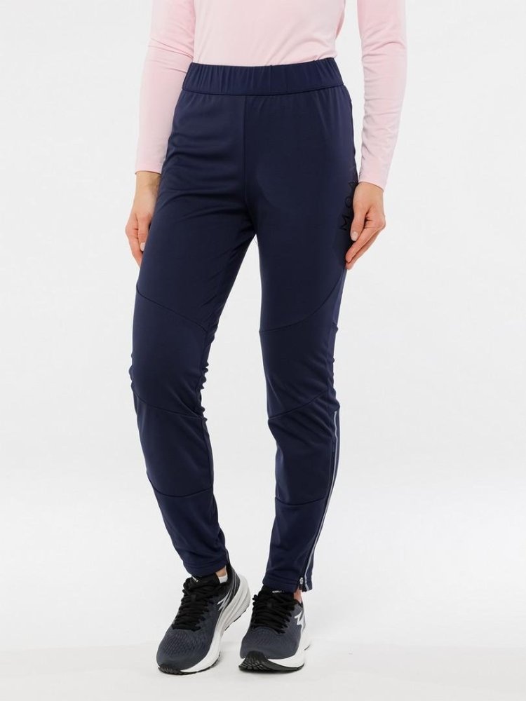 MX365210-75103 Брюки жен. MOAX Tauri softshell zip черн./син
