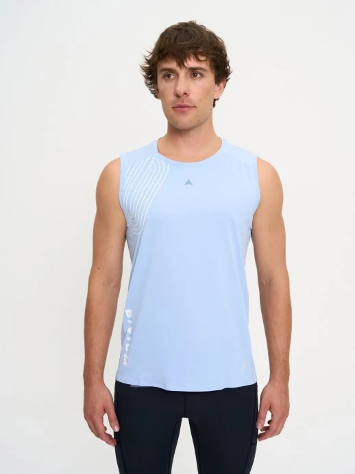 RTK101M125 Майка д/муж. BIVIUM "Скорость" голуб.