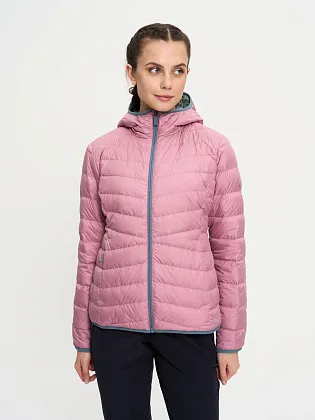 AJK203W125 Куртка пуховая д/жен. BIVIUM "Softy" розовый.