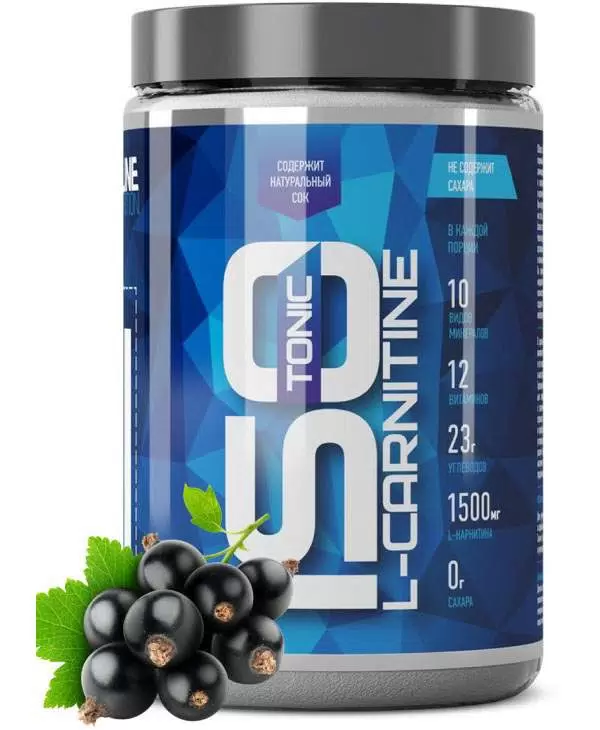 003387 Спорт. питание RLINE ISOtonic L-Carnitin коктейль Черн.смород. р.450 гр