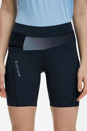 RSR103W125 Шорты (спринтерки) д/жен. BIVIUM "Спринт 2.0" черн./графит.