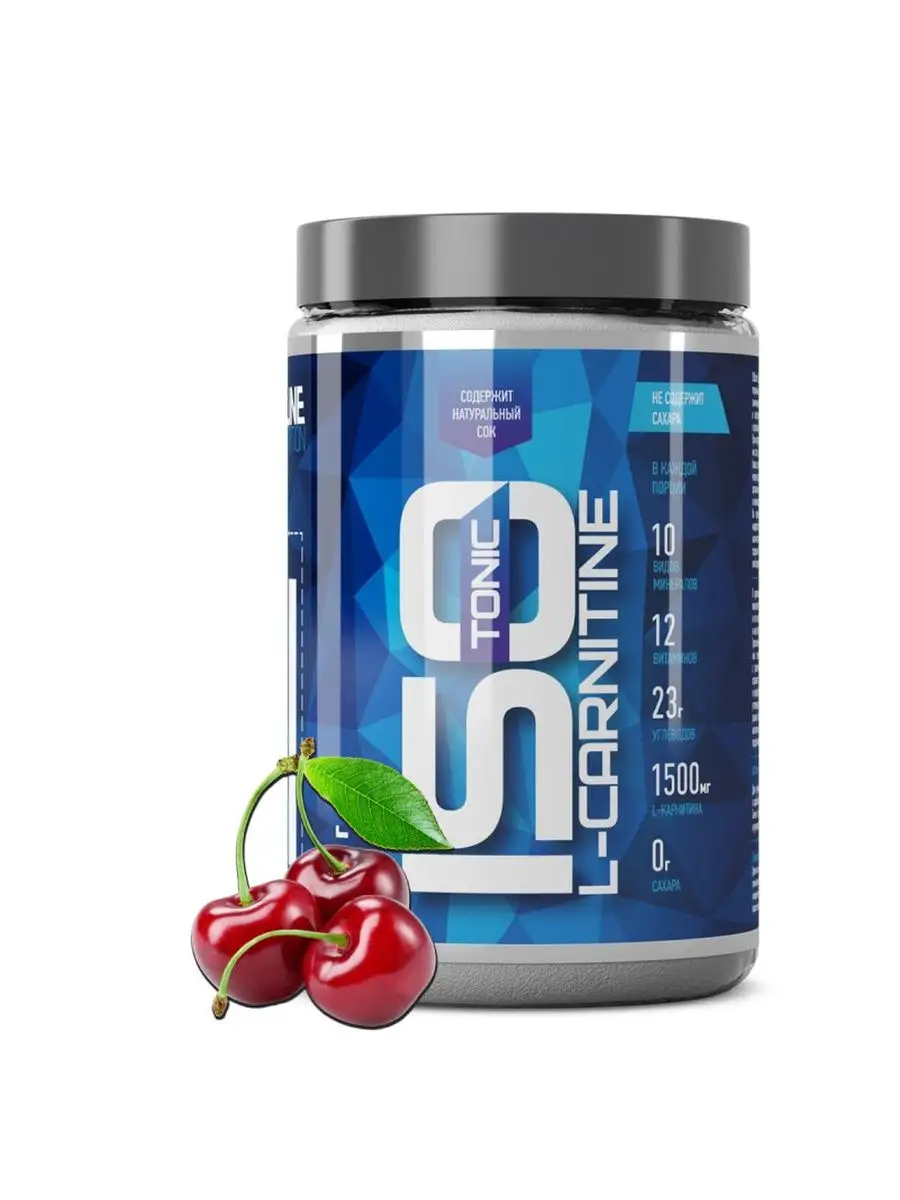 003362 Спорт. питание RLINE ISOtonic L-Carnitin коктейль Вишня р.450 гр